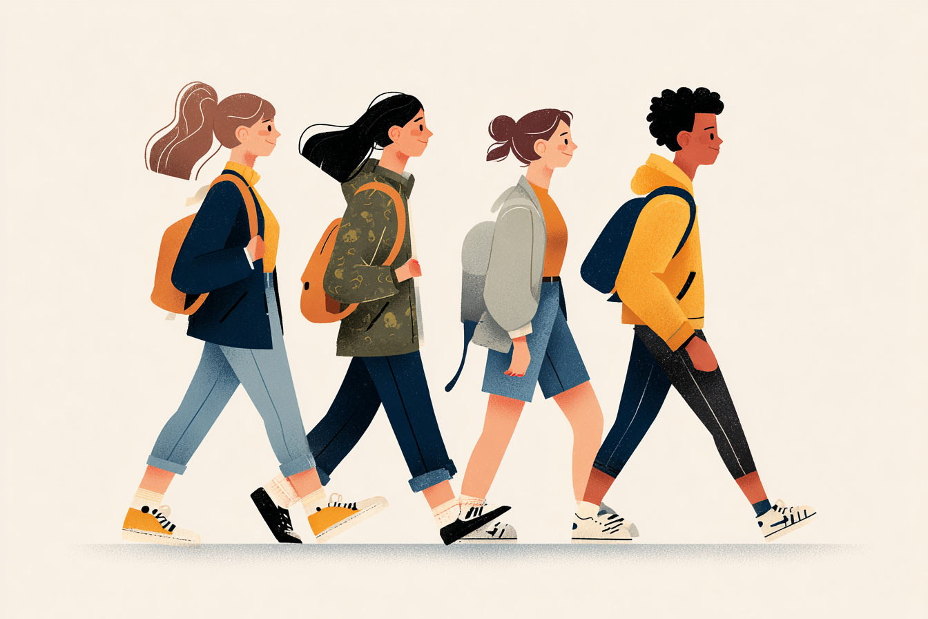 Students revealed in full color